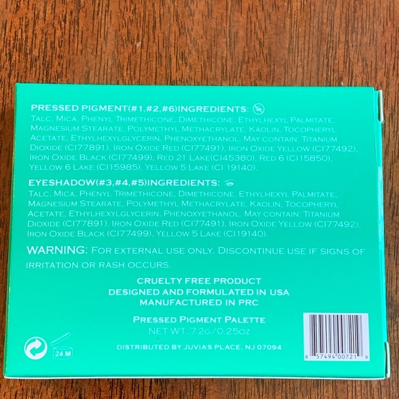 The Nubian by Juvia’s Eyeshadow Palette NEW - Picture 4 of 4